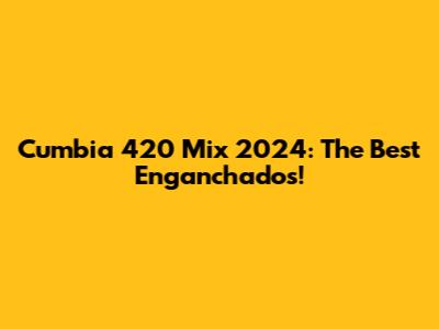 Cumbia 420 Mix 2024: The Best Enganchados!